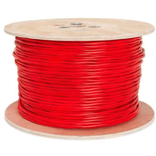 1.0 mm2, 2 cores FA Cable Red 100 mtr Rolls , LPCB Approved